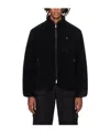 Represent Long-sleeved Zippered Casual Jacket In Black