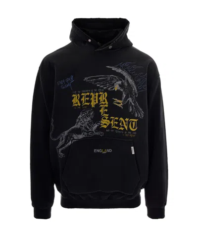 Represent Long-sleeve Sweatshirt In Black