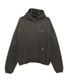 Represent Mens Brand-print Relaxed-fit Cotton Hoody Ash Xs In Animal Print