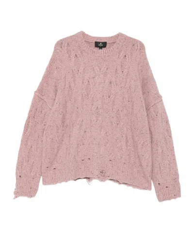 REPRESENT LONG-SLEEVED KNITTED SWEATER