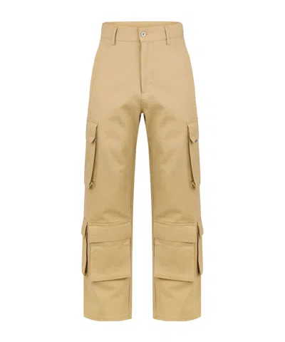 Represent Loose Cargo Pants In Nude