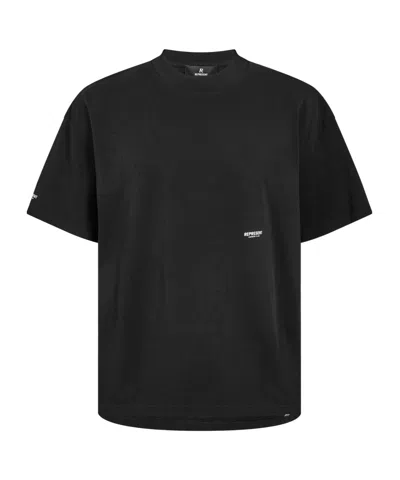 Represent Loose Dropshoulder Tshirt In Black