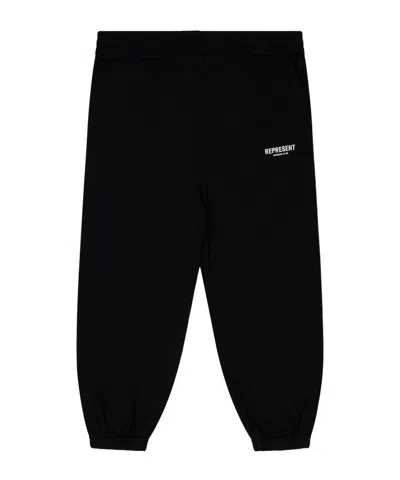 Represent Loose-fit Warm, Comfortable And Soft Sweatpants In Black