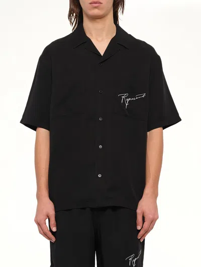 Represent Love And Kisses Resort Shirt In Black