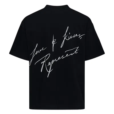 Represent Love & Kisses Tee In Black
