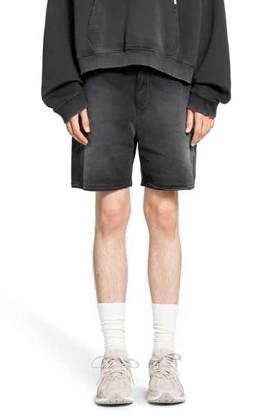 Represent Man Black Shorts & Skirts