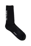 Represent Cotton Socks With Logo In Black