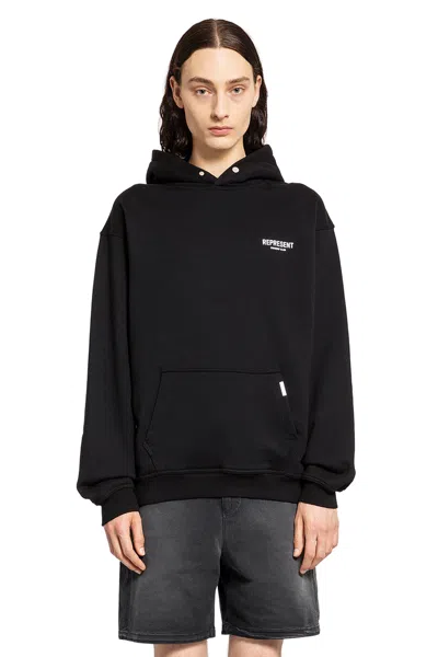 Represent Man Black Sweatshirts