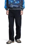 Represent Man Black Trousers In Black