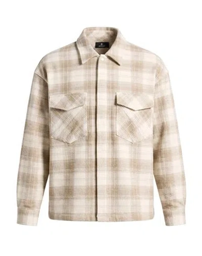 Represent Man Jacket Beige Size L Cotton In Neutral