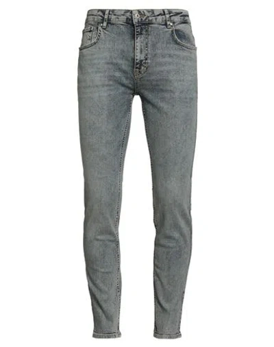 Represent Man Jeans Blue Size 32 Cotton, Elastane In Gray