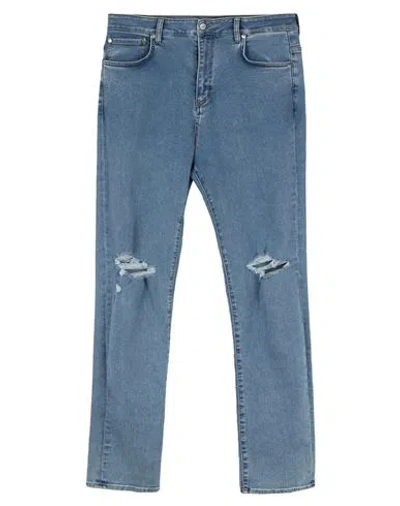 Represent Man Jeans Blue Size 34 Cotton, Polyester, Elastane