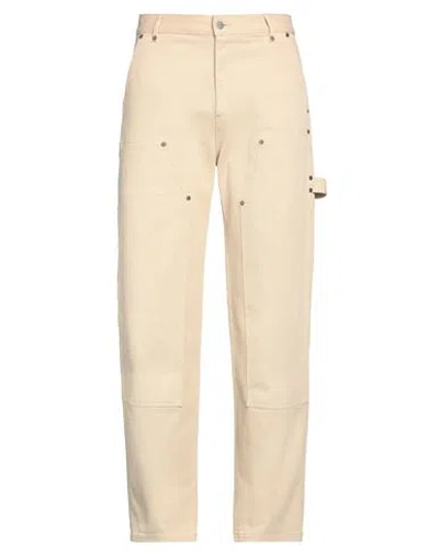 Represent Man Pants Beige Size Xl Cotton, Elastane