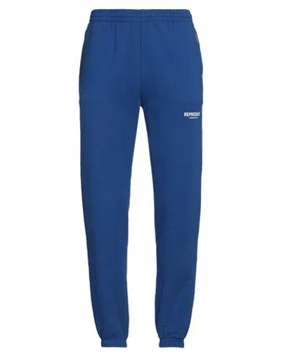 Represent Man Pants Bright Blue Size Xl Cotton