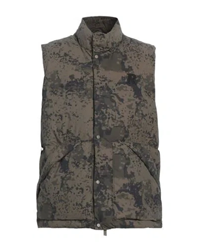 Represent Man Puffer Khaki Size L Nylon In Beige