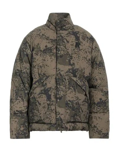 REPRESENT REPRESENT MAN PUFFER KHAKI SIZE XL NYLON