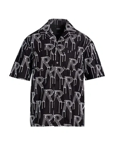 Represent Man Shirt Black Size S Cotton
