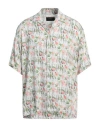 Represent Man Shirt White Size L Viscose In White