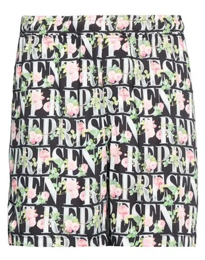 Represent Man Shorts & Bermuda Shorts Black Size M Viscose