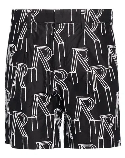 Represent Man Shorts & Bermuda Shorts Black Size S Cotton