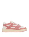 Represent Man Sneakers Antique Rose Size 9 Leather In Pink