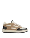 Represent Reptor Low-top Sneakers In Beige