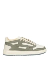 Represent Man Sneakers Khaki Size 7 Leather In Beige