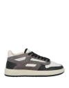 Represent Round Head Lacing Casual Sneakers In Grey