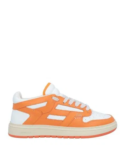 Represent Man Sneakers Orange Size 9 Leather