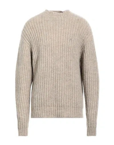 Represent Man Sweater Light Brown Size Xl Acrylic, Polyamide, Wool, Mohair Wool In Beige