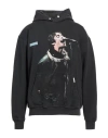 Represent Man Sweatshirt Black Size M Cotton, Elastane In Black