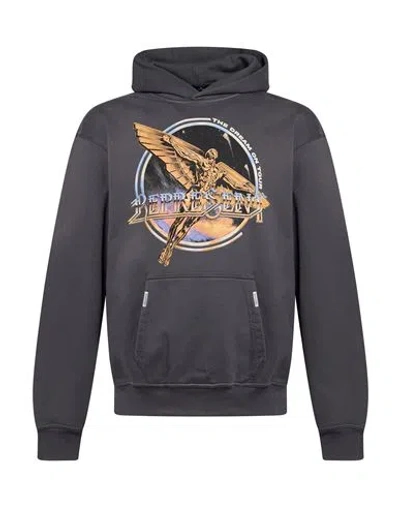 Represent Man Sweatshirt Charcoal Size Xl Cotton In Animal Print