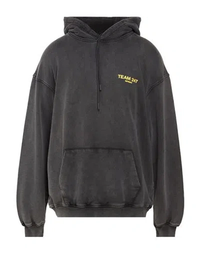 Represent Man Sweatshirt Charcoal Size Xl Cotton In Grey