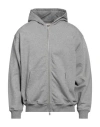 Represent Man Sweatshirt Grey Size M Cotton, Elastane
