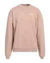 Represent Man Sweatshirt Light Brown Size S Cotton, Elastane In Beige