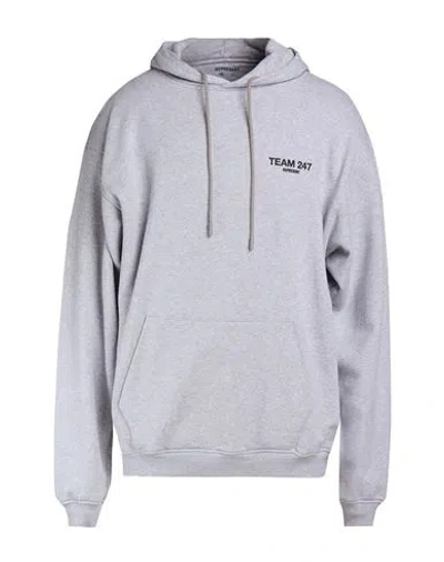 Represent Man Sweatshirt Light Grey Size L Cotton In Gray