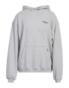 Represent Man Sweatshirt Light Grey Size L Cotton, Elastane