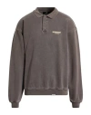 Represent Man Sweatshirt Taupe Size L Cotton In Gray