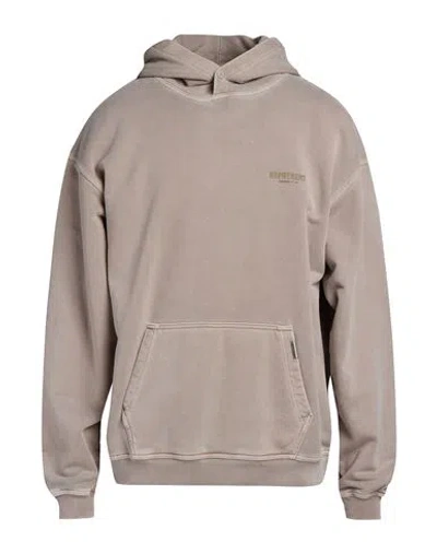 Represent Man Sweatshirt Taupe Size L Cotton In Gray