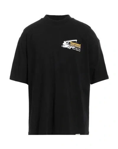 Represent Man T-shirt Black Size Xl Cotton