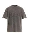 Represent Man T-shirt Charcoal Size Xl Cotton In Gray