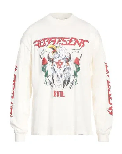 Represent Man T-shirt Cream Size Xxl Cotton In White