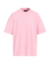 Represent Man T-shirt Pink Size Xl Cotton