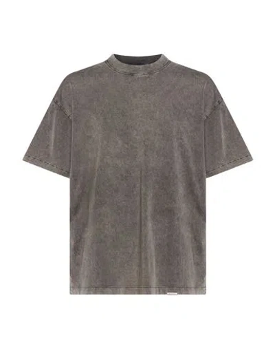 REPRESENT REPRESENT MAN T-SHIRT CHARCOAL SIZE L COTTON, ELASTANE