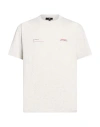 Represent Man T-shirt Grey Size M Cotton In Gray