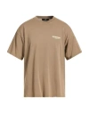 Represent Man T-shirt Taupe Size M Cotton In Nude