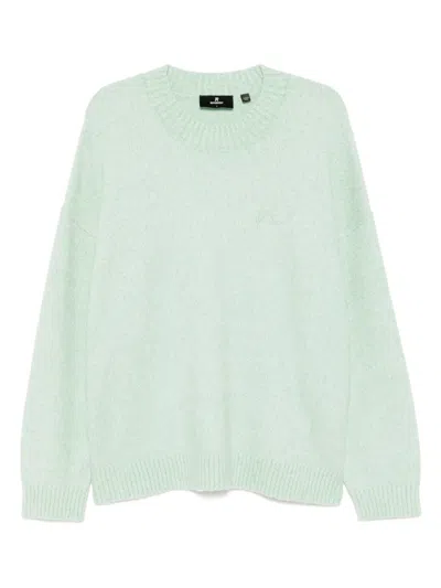 Represent Marled-knit Jumper In Green