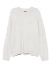 Represent Marled-knit Jumper In Grey