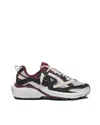 Represent Sneakers Technical Runner Bordeaux And Black In White