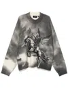 Represent Cotton-wool Sweater In Grey